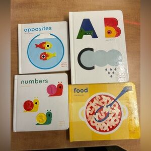 📚 Touch Think Learn Board Book Lot – Xavier Deneux & Rilla Alexander (Sensory )